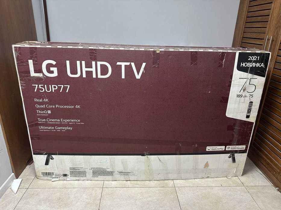 Телевизор LG 75д-191см (г.Астана ул. Мангилик ел 17) лот 950381