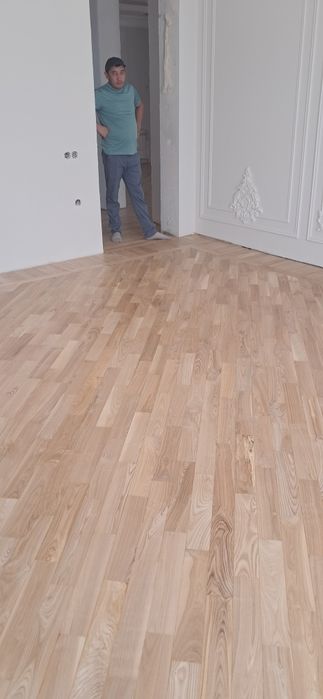 Шлифовка пол паркет