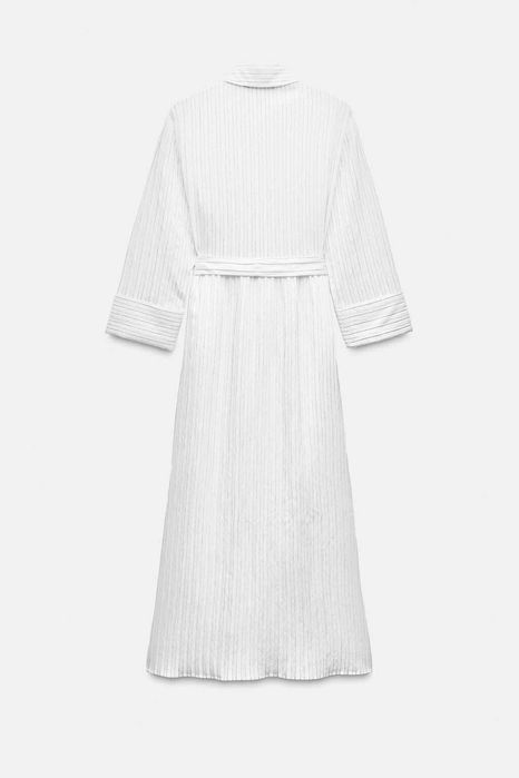 Zara платье-рубашка в полоску из коллекции ZW