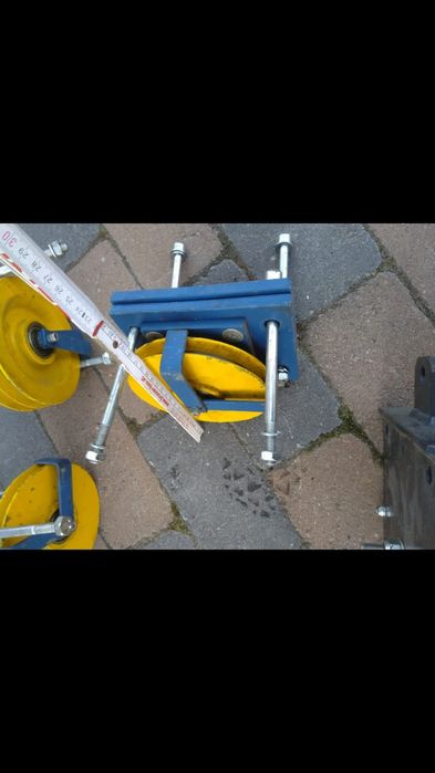 Role ghidare cablu electric / tras cabluri set 4 bucăți, profesionale