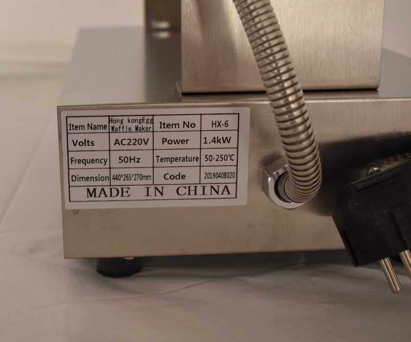 Plita electrica pentru wafe bubble waffle