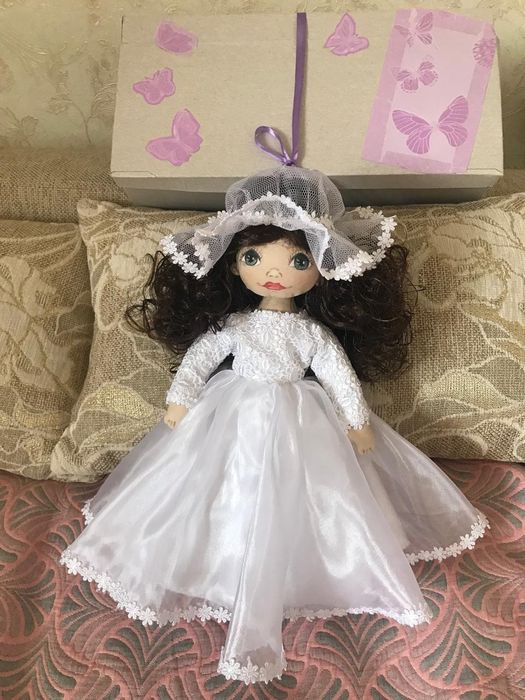 Кукла текстильная. Ручная работа мастера.