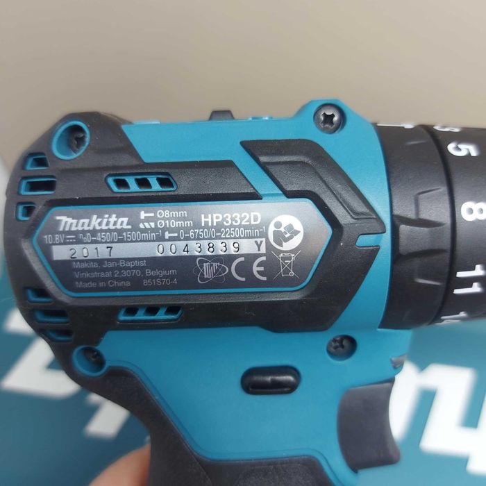 Нов безчетков винтоверт Makita HP332D