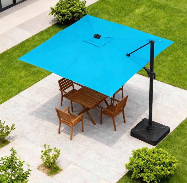 Большой садовый зонт (консольный) | Для кафе и двора | Качественный