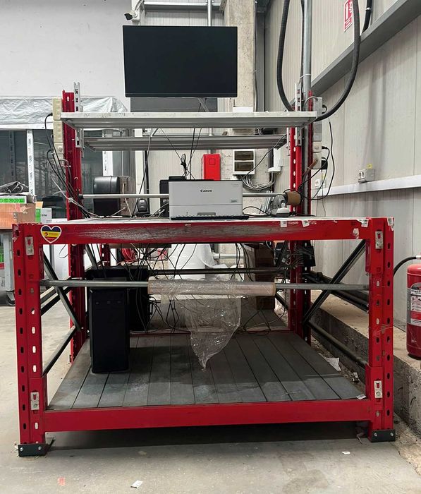 Masa Profesionala de Ambalare Colete / Banc de Lucru Industrial - Constructie 100% Metalica