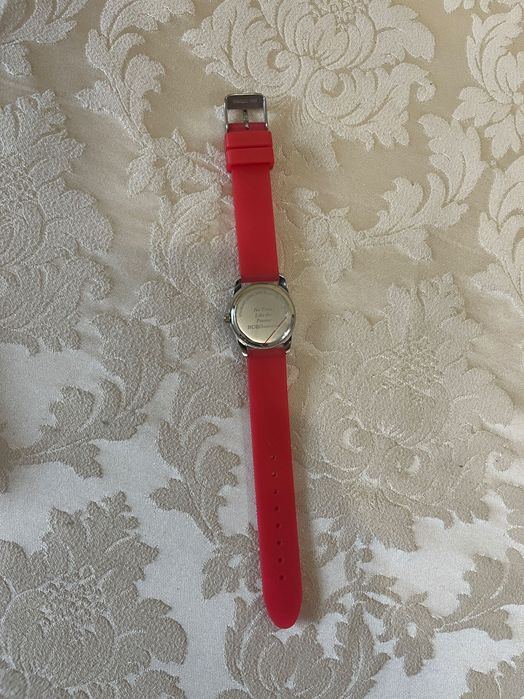 BCBG Часовник с Червена Силиконова Каишка Дамски, Детски, Момичешки