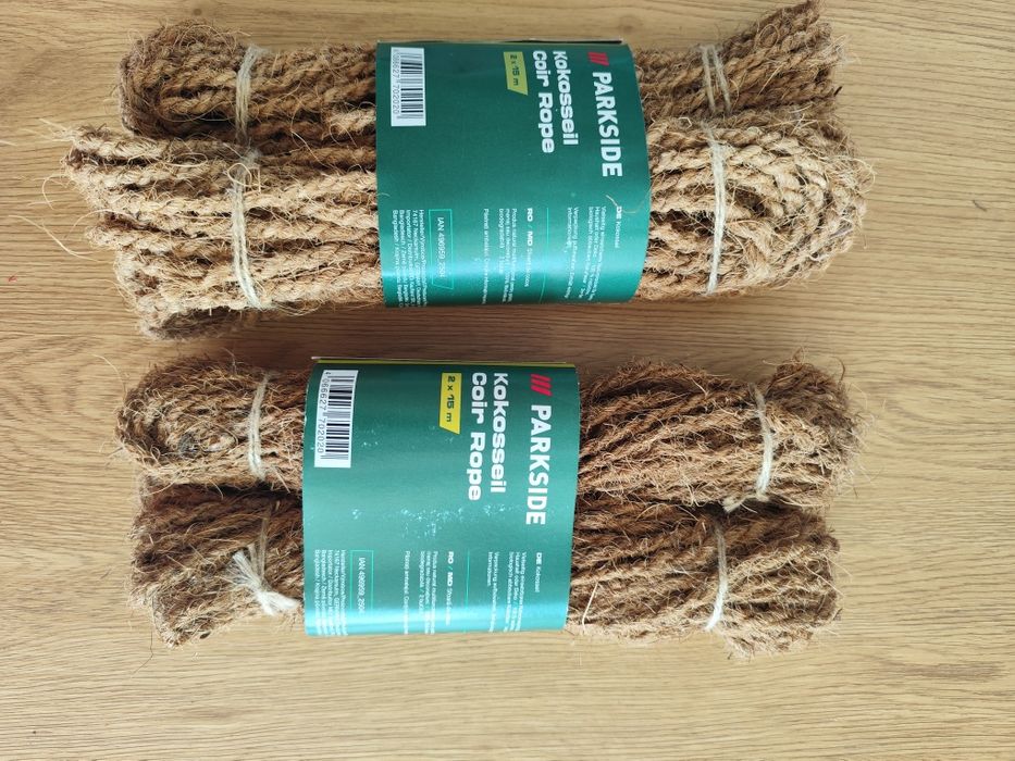 Set sfoară cocos și bobine bumbac