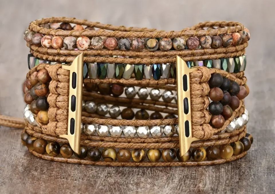 Браслет в стиле бохо для apple watch 41 mm