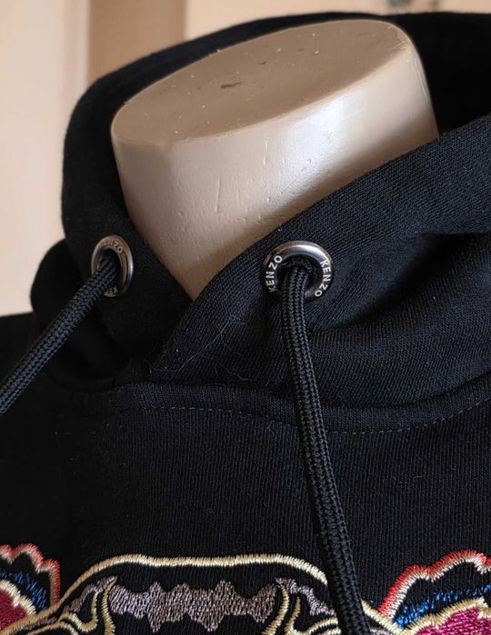 KENZO PARIS ICON Tiger Hoodie Дамски Суичър С Качулка Ежедневен Раз.М