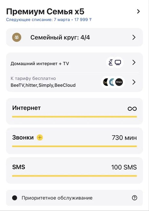 Безлимит тариф Билайн