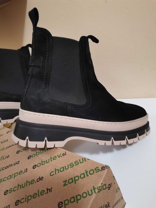 Боти черни велур Tamaris