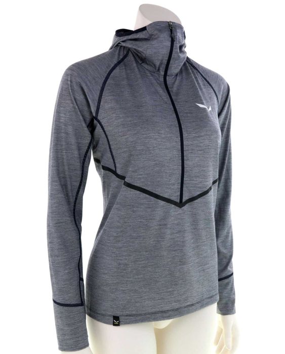 Salewa Fanes Melange W's Sweater, мерино, качулка, слой, дамска блуза
