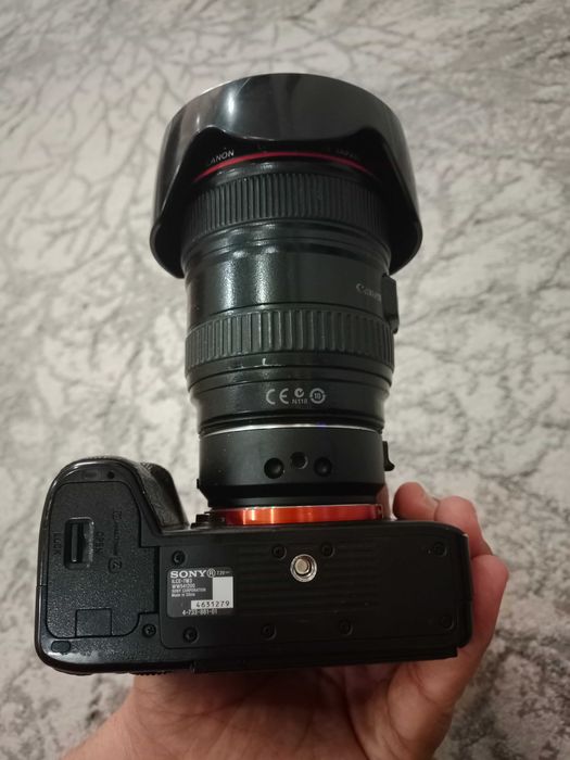 Sony a 7iii abektiv 24-105 1 ta batareka adapter