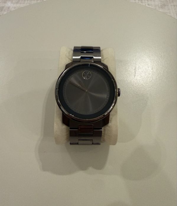 Movado Bold Museum Dial Mb.01.1.34.6137 Gunmetal Tone Stainless Steel 42 mm
