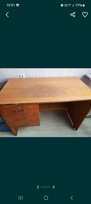 Шкаф и стол в пос.Шахан