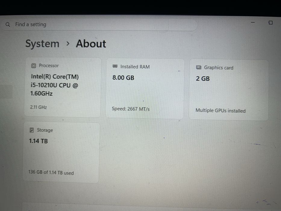 Laptop HP ProBook 450 g7