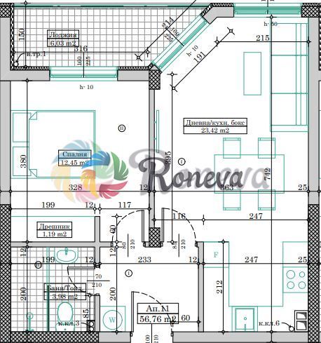 Продава се Двустаен апартамент в Варна, Владислав Варненчик - 65 кв.м за 488 €/кв.м - Снимка #1