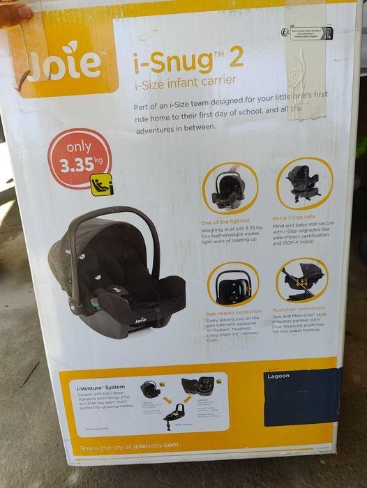 Автолюлька joie i-snug 2 до 9кг
