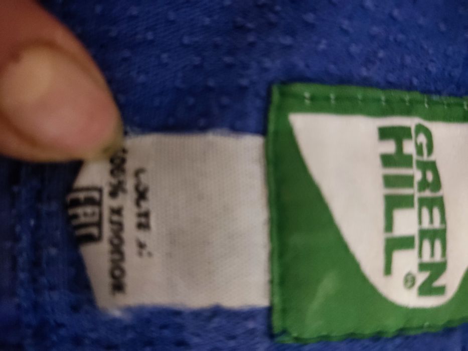 Кимоно дзюдо синего цвета