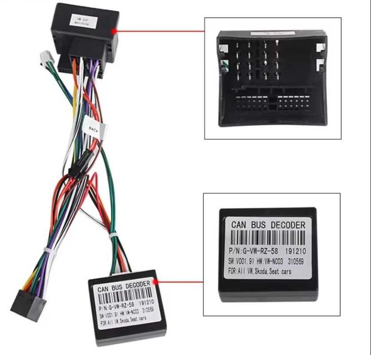 Can Bus Canbus Модул за управление от волана кан VW Seat Skoda Audi