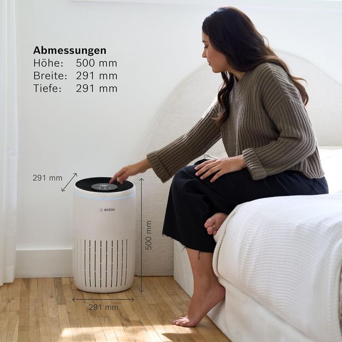 Пречиствател за въздух Bosch Air 4000, 3-в-1 HEPA филтър, CADR 300m³/h
