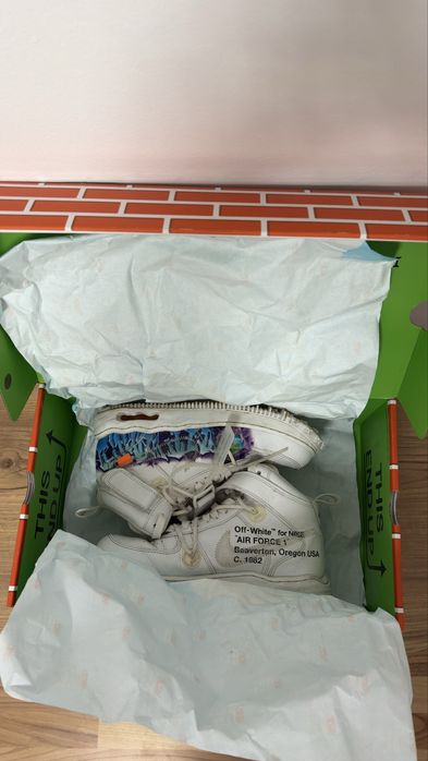 ! URGENT ! Air Force 1 OFF WHITE graffitti