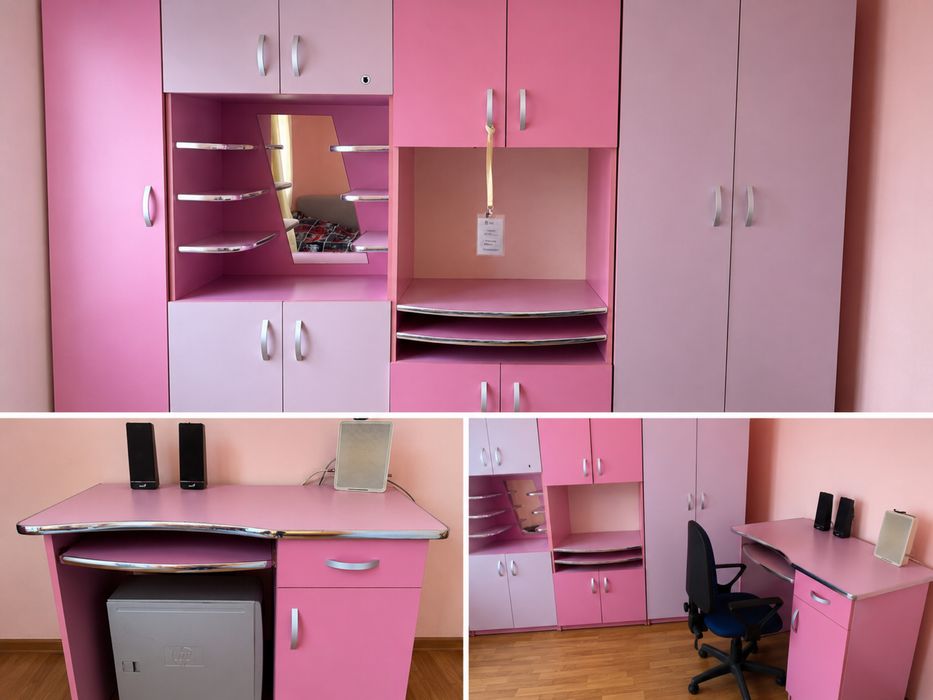 Vand mobila roz de dormitor pentru copii