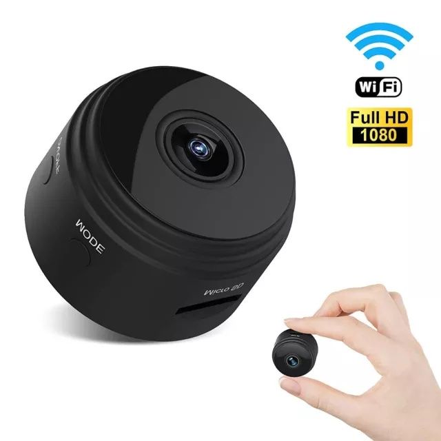 WiFi Full HD мини скрита камера с нощно виждане, за кола, автомобил