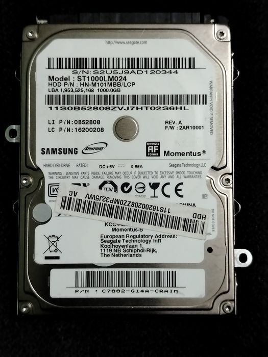 Hard 1Tb diverse modele. Sunt testate, fără erori
Înainte de a comanda va rog sa verificați disponibilitatea stocului!
