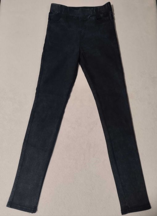 Дънки + дънков клин за момиче р.146