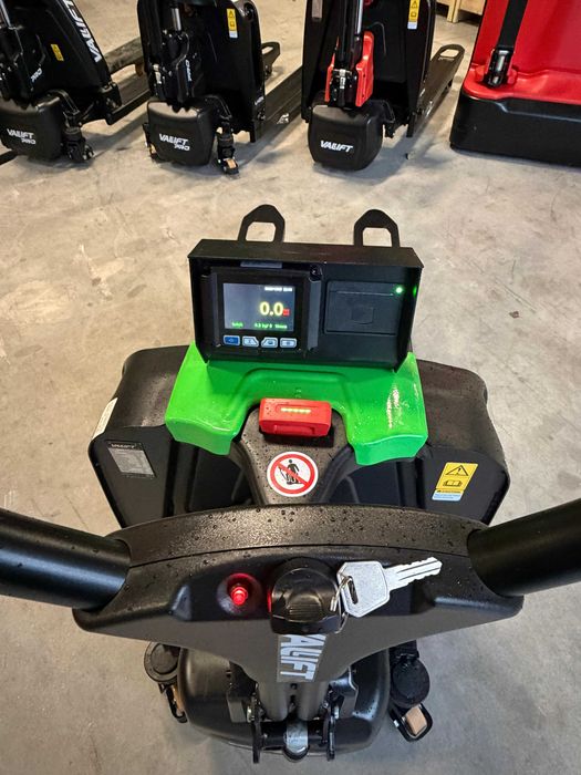 Transpaleta electrica Liza cu cantar inclus 1500kg VALLIFT