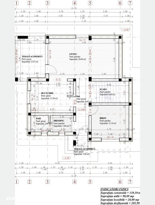 Vila de lux, 5 camere, 3 bai, 206 mp, 560 mp teren, Cug, langa oras