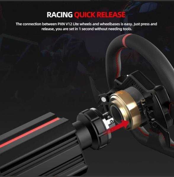Игровой руль PXN 12 Light для Playstation, Xbox, компьютера