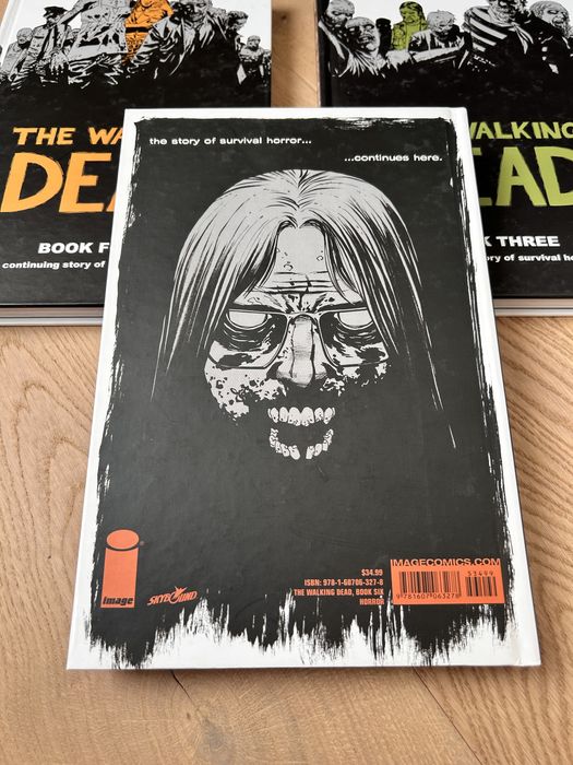 The Walking Dead hard cover book 3 4 6
