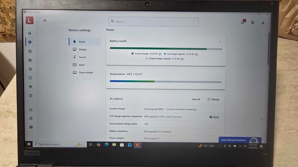 Lenovo Thinkpad T15 Intel i7 10610u 16Gb 512Gb