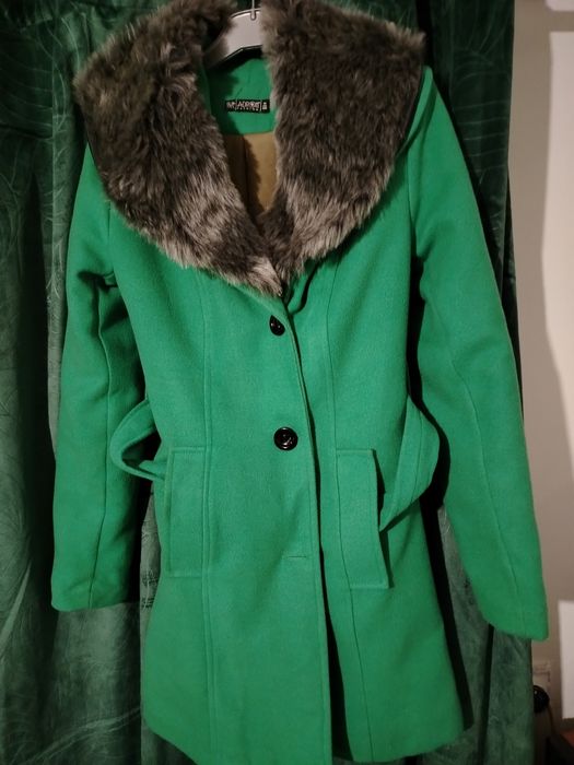 Palton de damă verde