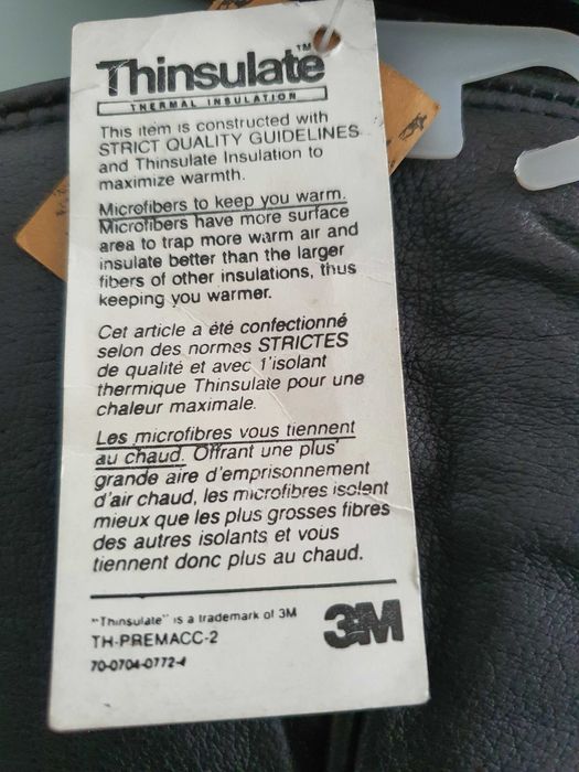 Мъжки ръкавици 3М естествена кожа