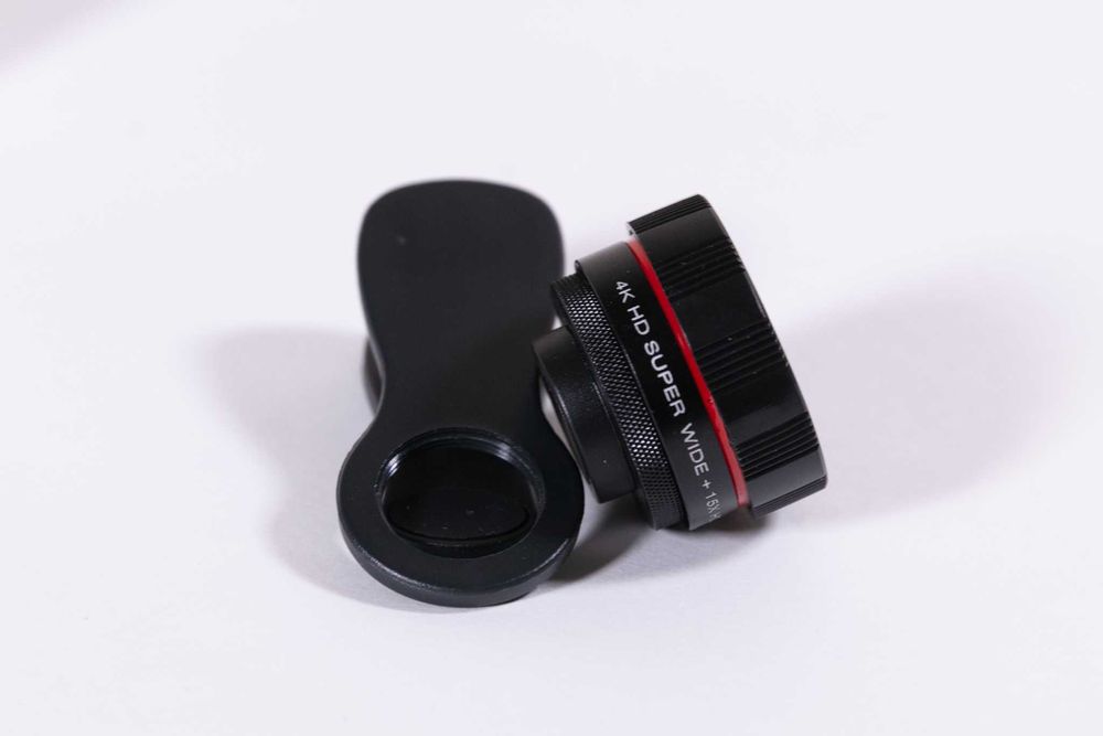 Комплект широкоъгълен и макро обектив за телефон/таблет
