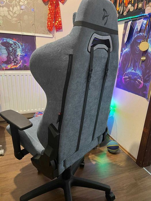 Scaun Gaming Arozzi Torretta Soft Fabric - Ash