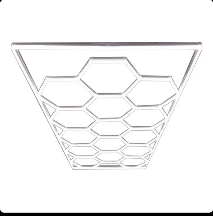Aplica LED Hexagon 14 module 672W 70000 lumeni 484x243cm iluminat pro