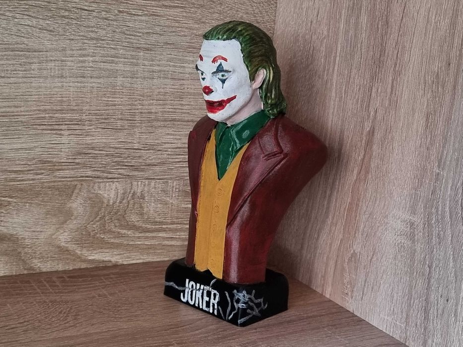 Bust Joker lucrat manual, statueta hand made