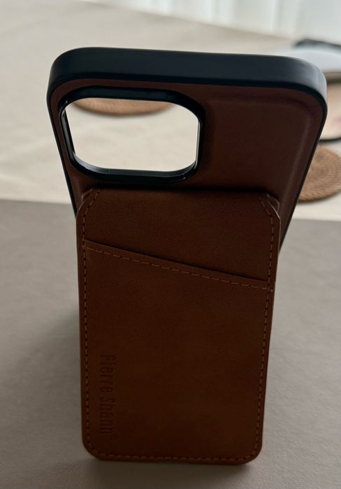 Iphone 16 Pro Max Case  Стилна Кожена Калъфка Айфон 16 Про с портмоне