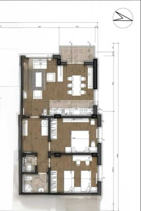 Продава се Тристаен апартамент в София, Левски В - 111 кв.м за 1602 €/кв.м - Снимка #2