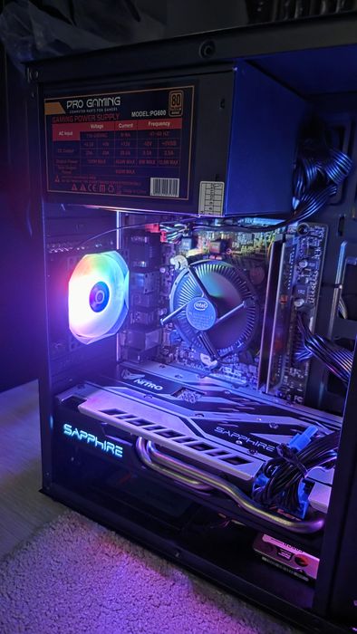 Calculator pc gaming i5 7400, 12gb ram DDR4, placa video RX570 4gbDDR5