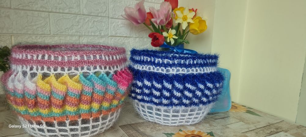 Ръчно плетени кошнички