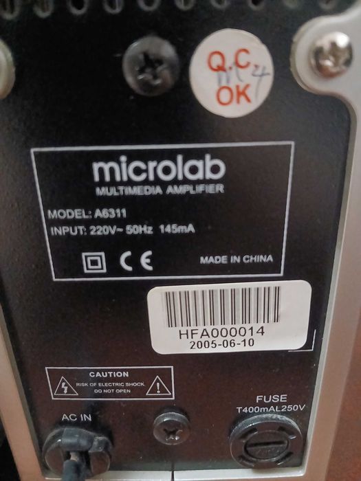 Акустика микролаб модель А6311