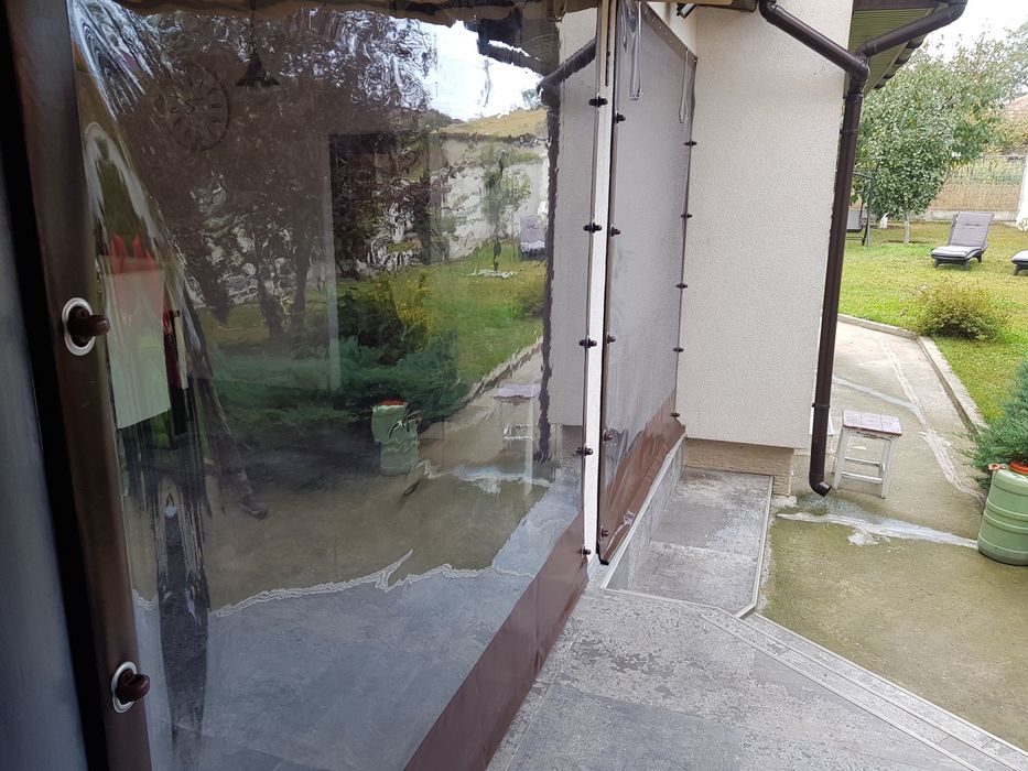 Inchidere terase cu folie transprenta