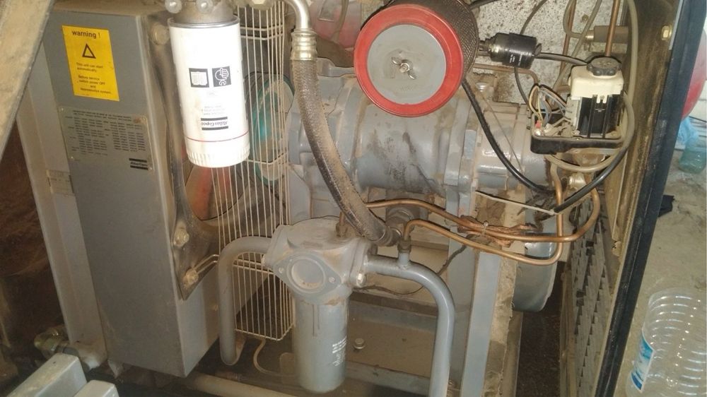 Винтов компресор атлас скопко