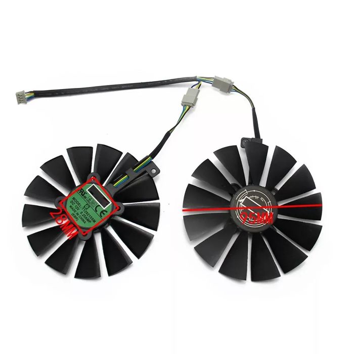 Cooler Fan Ventilator ASUS STRIX 95MM T129215SM