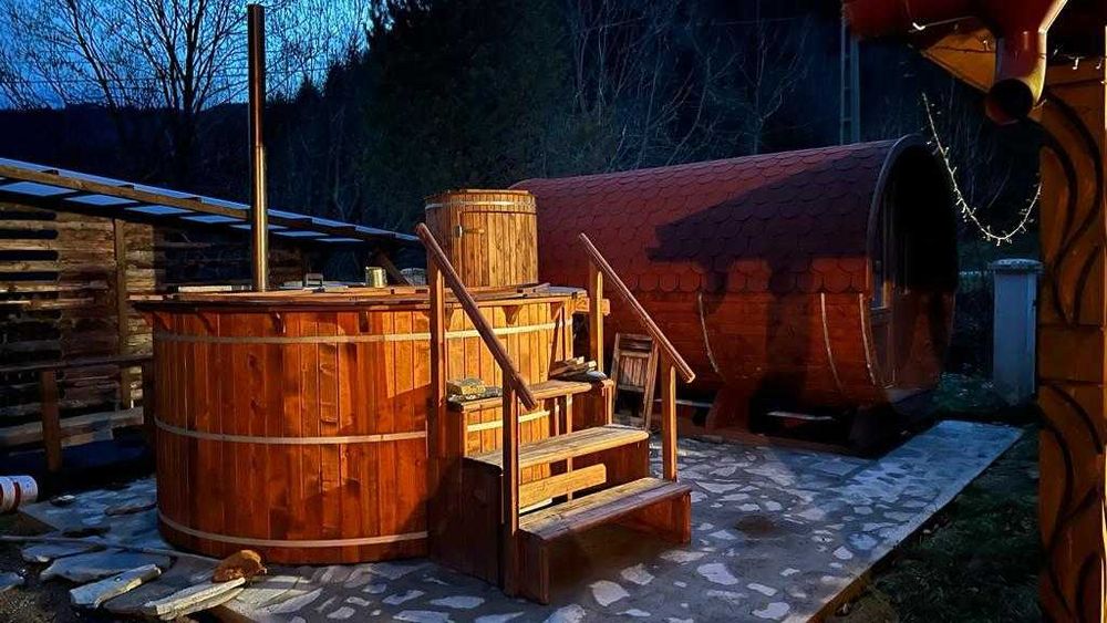 Cabana La 7 Frati cu Sauna Ciubar si Masaj Brosteni Liber Pasti